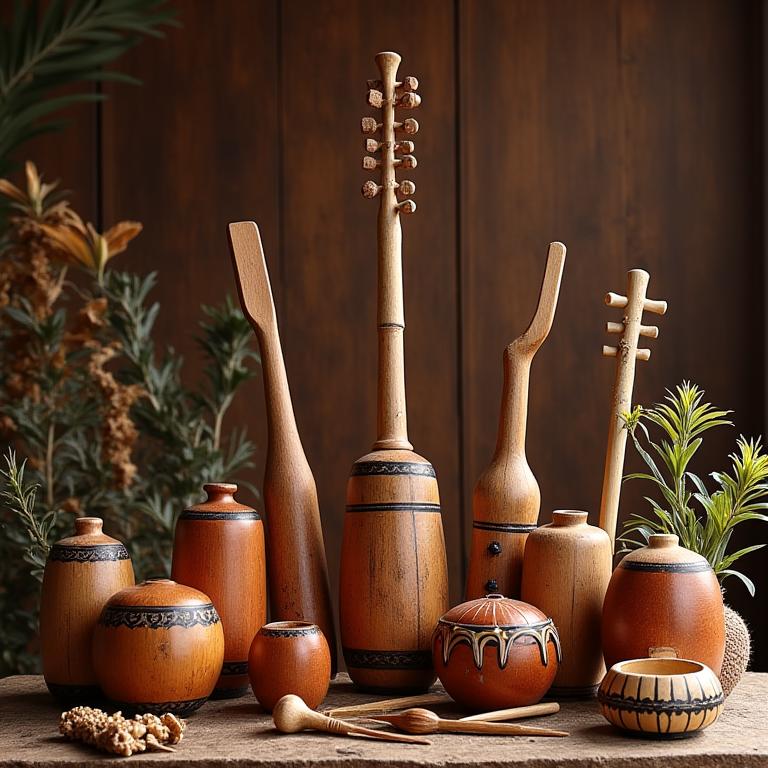 Instrumentos andinos tradicionales colombianos